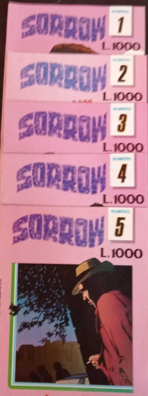 Sorrow. Serie completa dal n. 1 al n. 5.