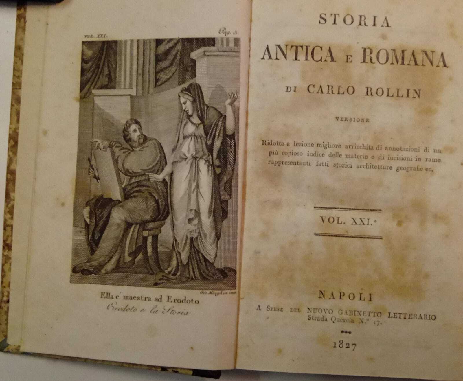 Storia antica e romana (vol.XXI) Storici greci. Erotodo. Tucidide..