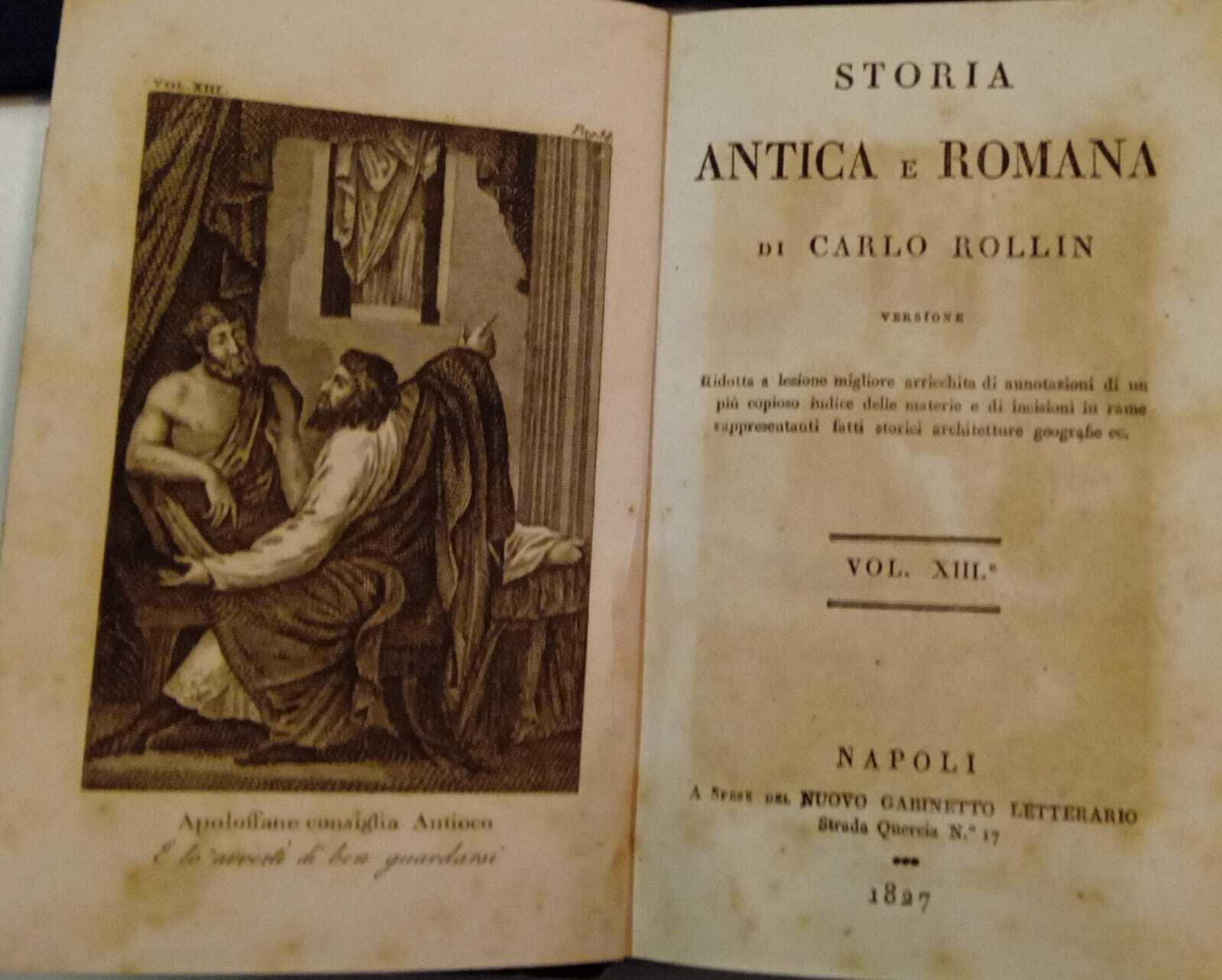 Storia antica e romana (vol.XXVII) Assedio di Priverno. I sanniti …