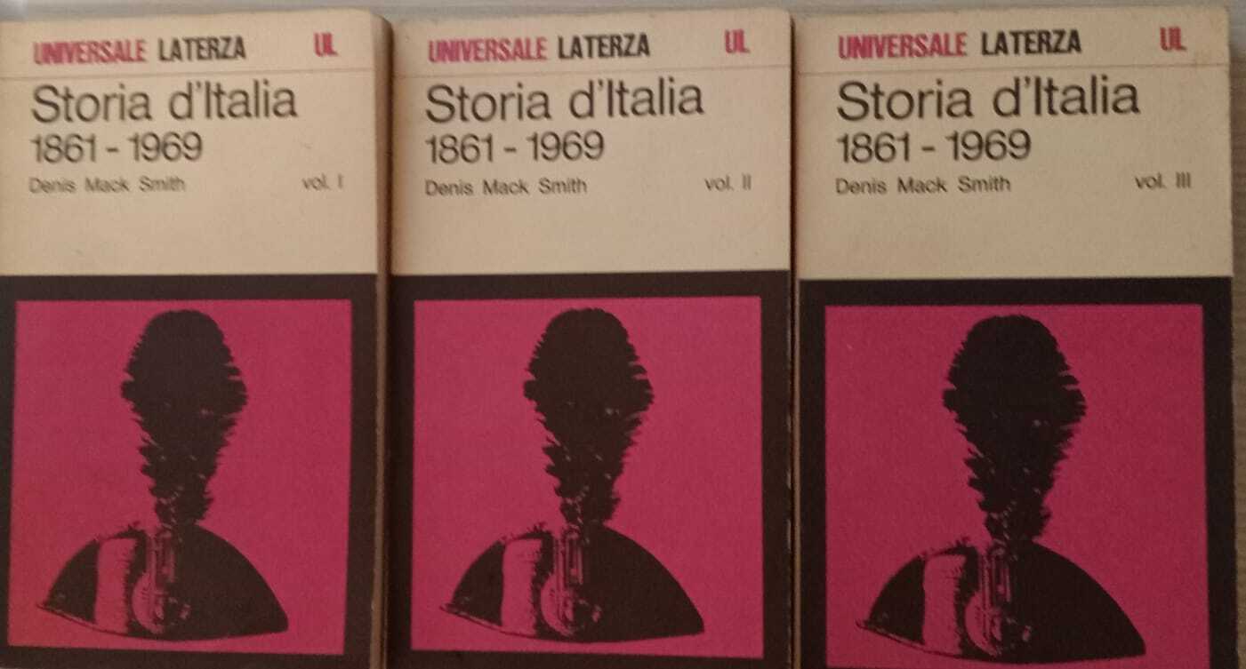 Storia d'Italia 1861 - 1969. N. 3 volumi.