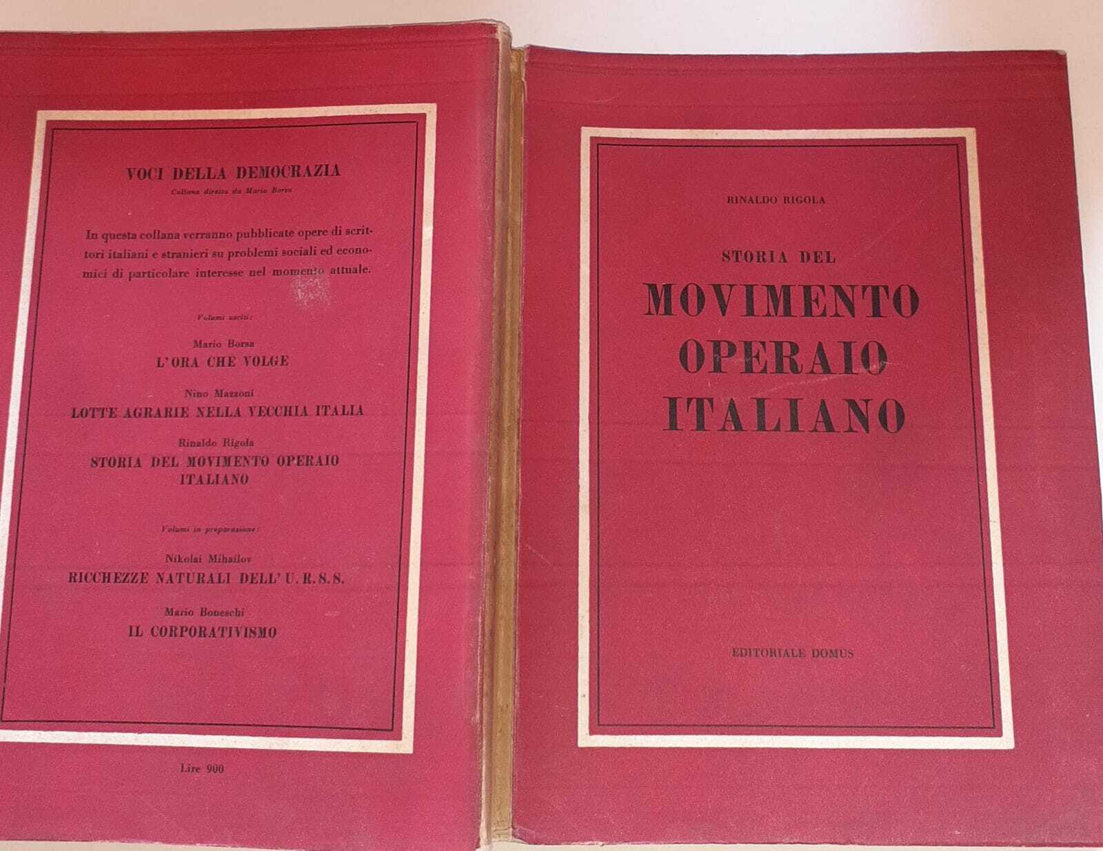 Storia del movimento operaio italiano