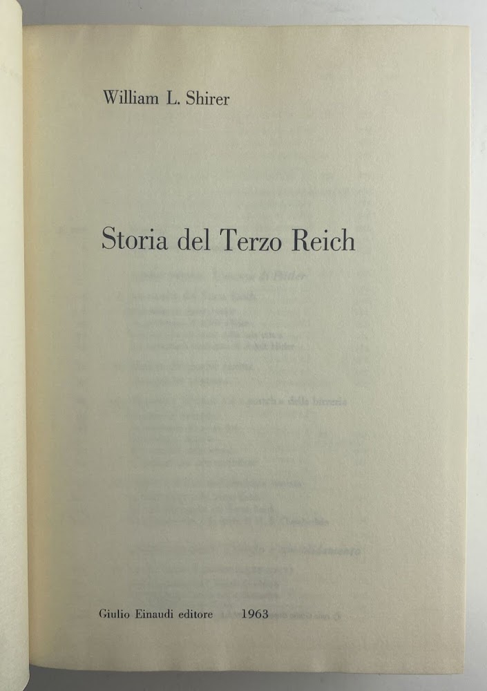Storia del Terzo Reich