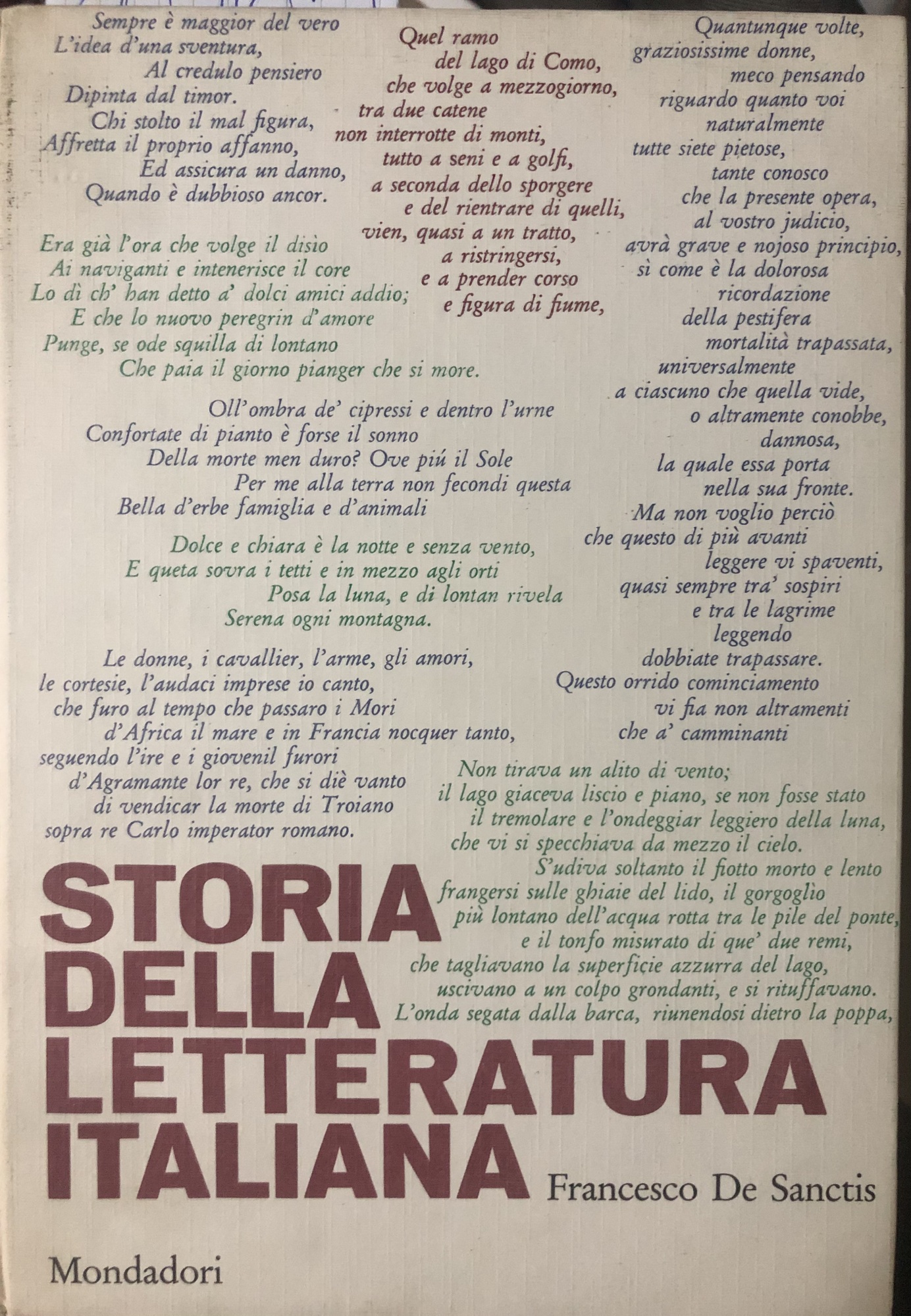 Storia della letteratura italiana