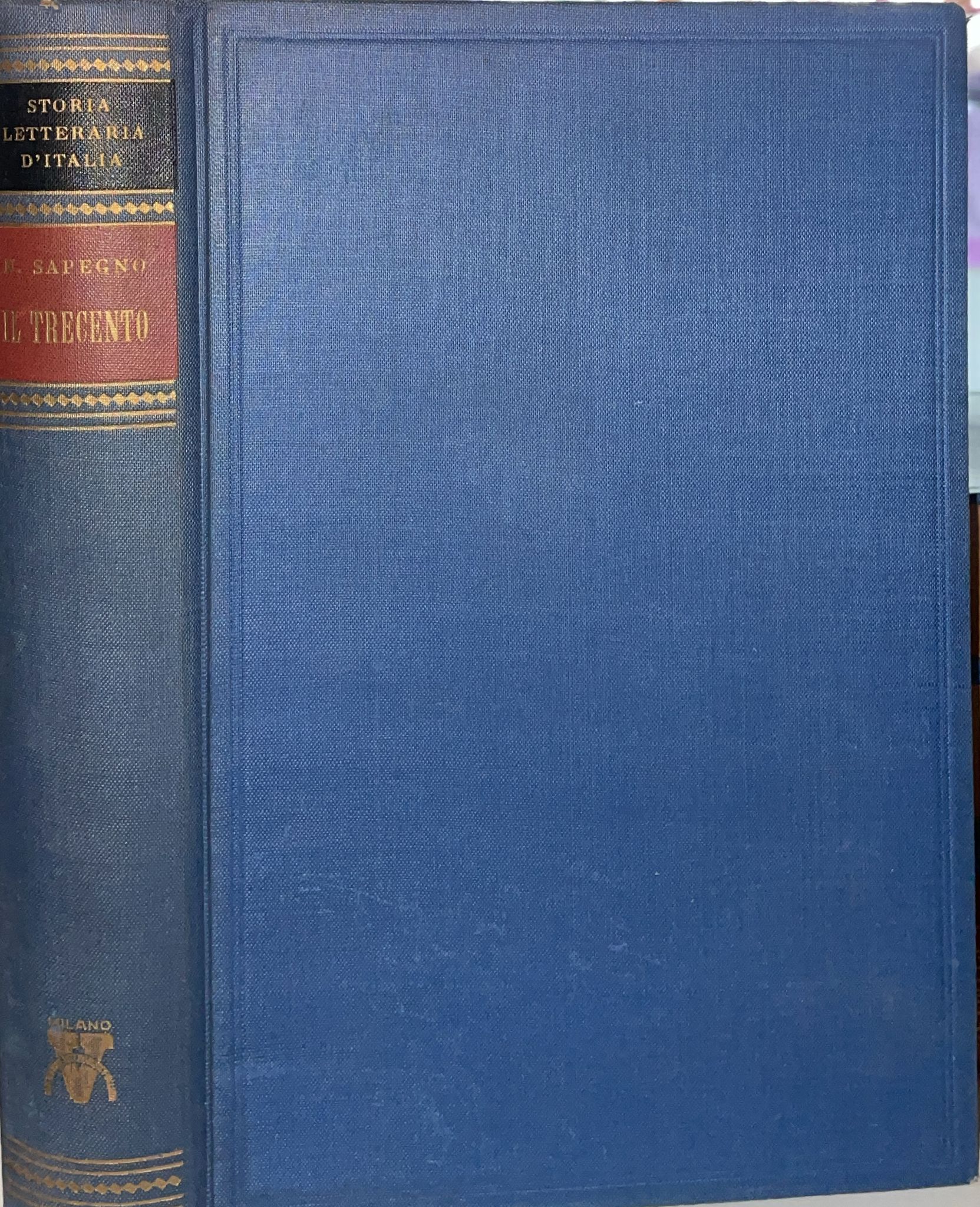 Storia letteraria d'Italia Il Trecento