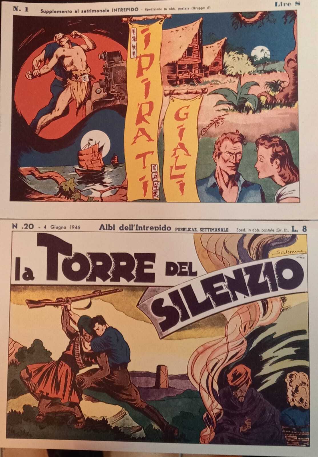 Supplemento "Intrepido". Serie dal n. 1 al n. 20. Ristampa …