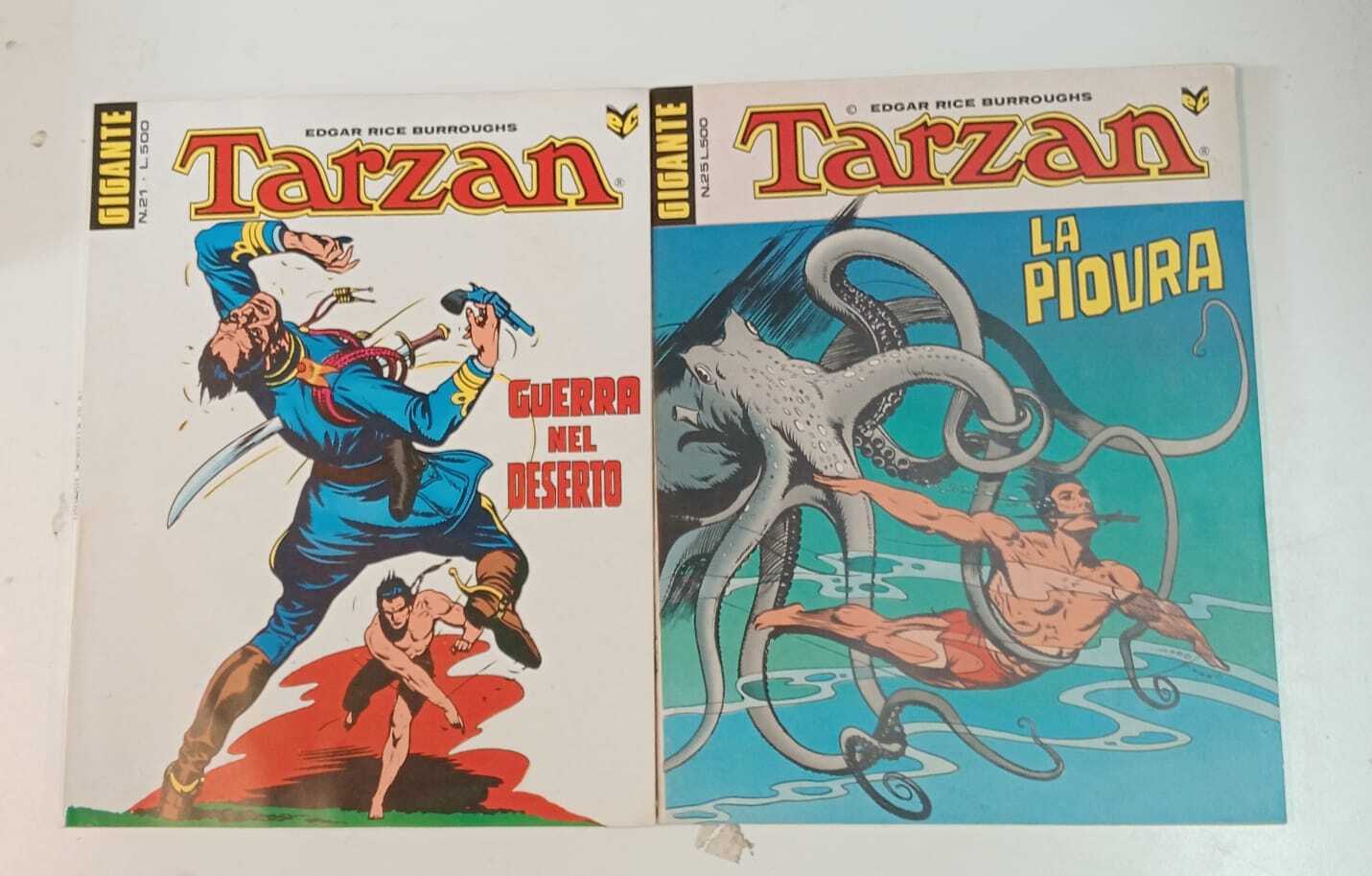 Tarzan gigante nn. 21 e 25.