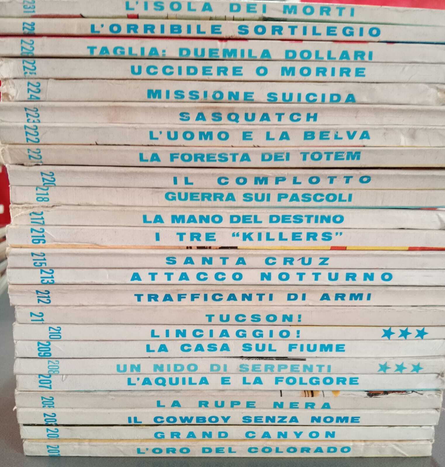 Tex. Lotto albi n. 24, dal n. 201 al n. …