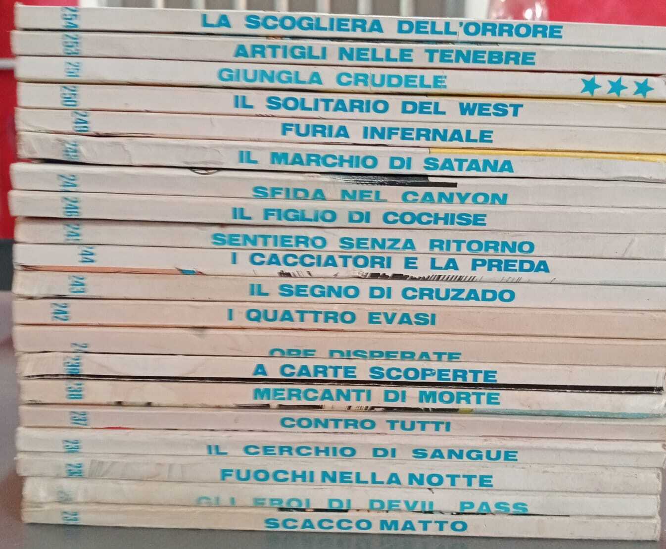 Tex. Lotto n. 20 albi, dal n. 233 al n. …