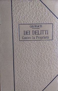 Trattato di Diritto Penale, vol. VIII - Dei delitti contro …
