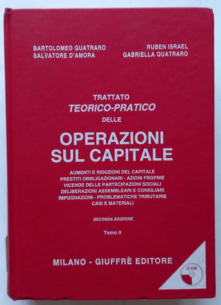 Trattato teorico-pratico delle operazioni sul capitale. Tomo II