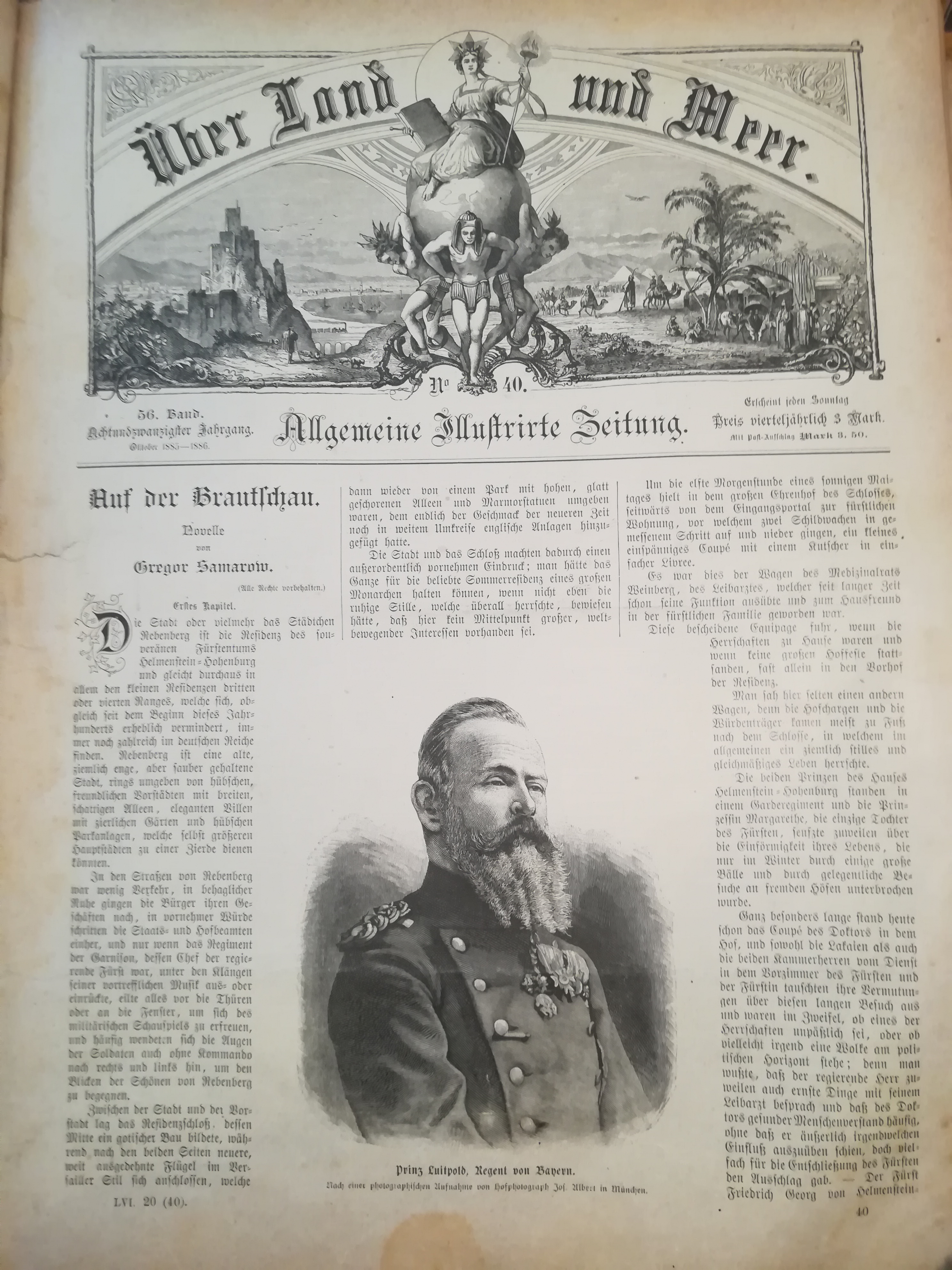 Ueber Land und Meer. Allgemeine Illustrirte Zeitung. N. 28-51. Ottobre …