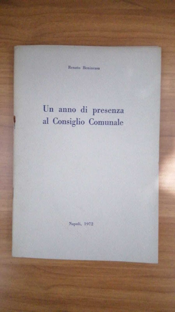 Un anno di presenza al Consiglio Comunale ( di Napoli …