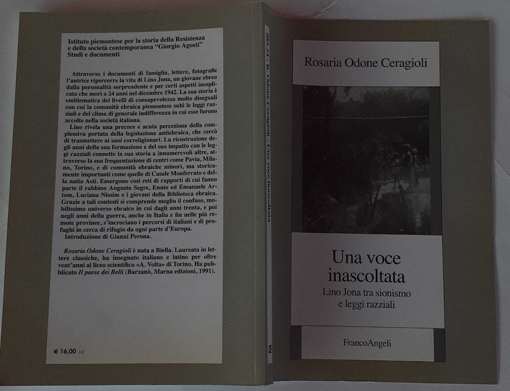 Una voce inascoltata. Lino Jona tra sionismo e leggi razziali