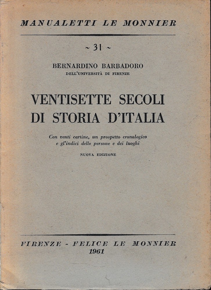 Ventisette secoli di storia d'Italia