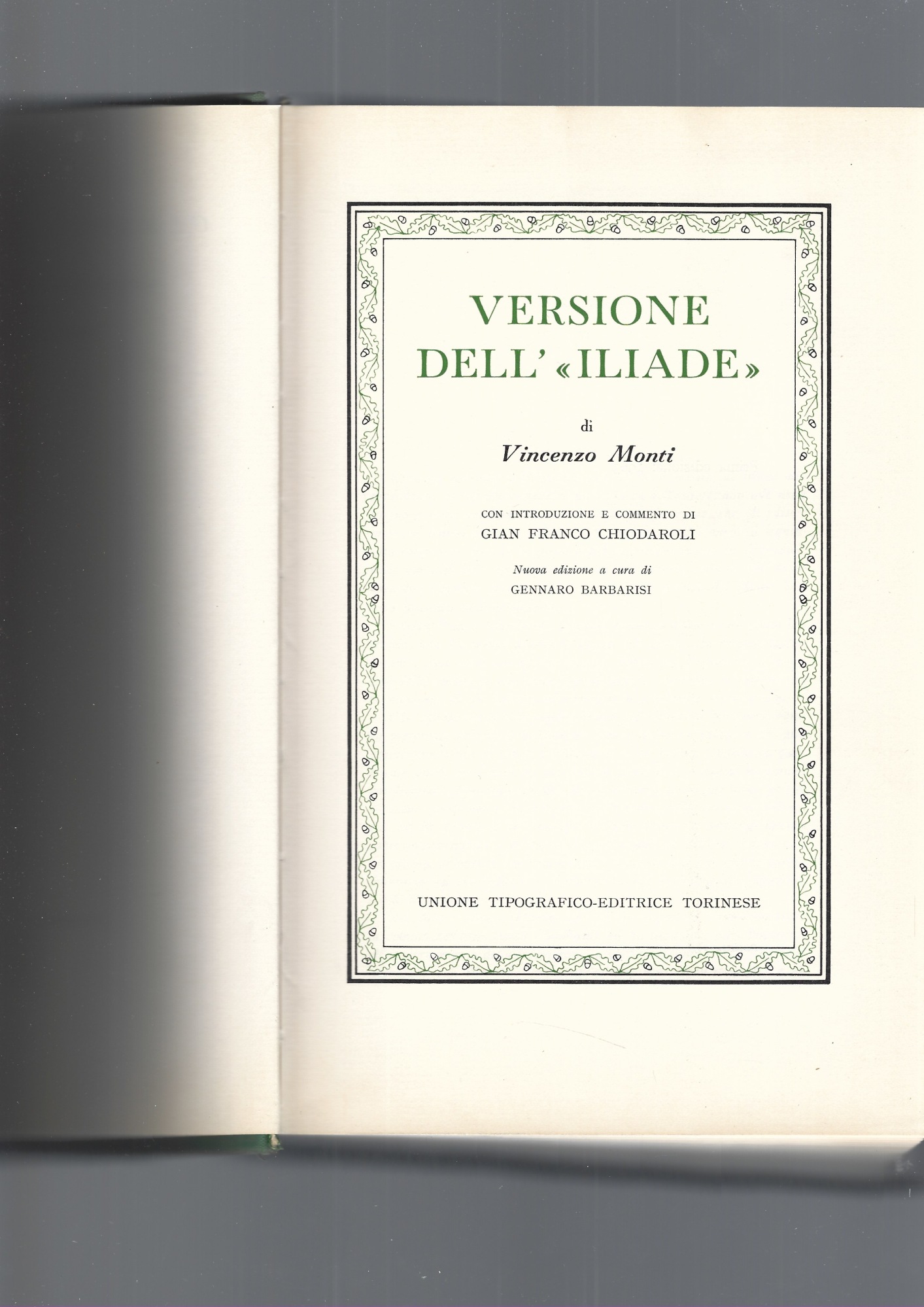 VERSIONE DELL' ILIADE E POESIE