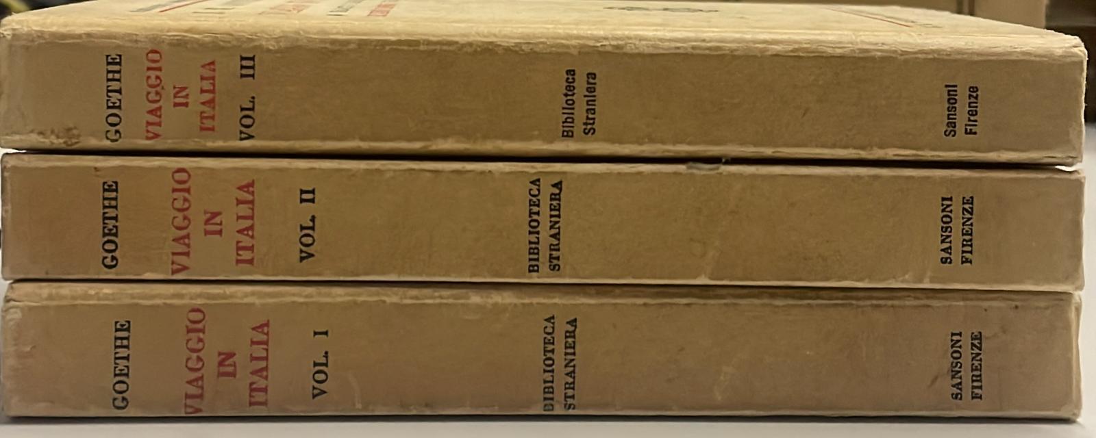 Viaggio in italia 3 Volumi