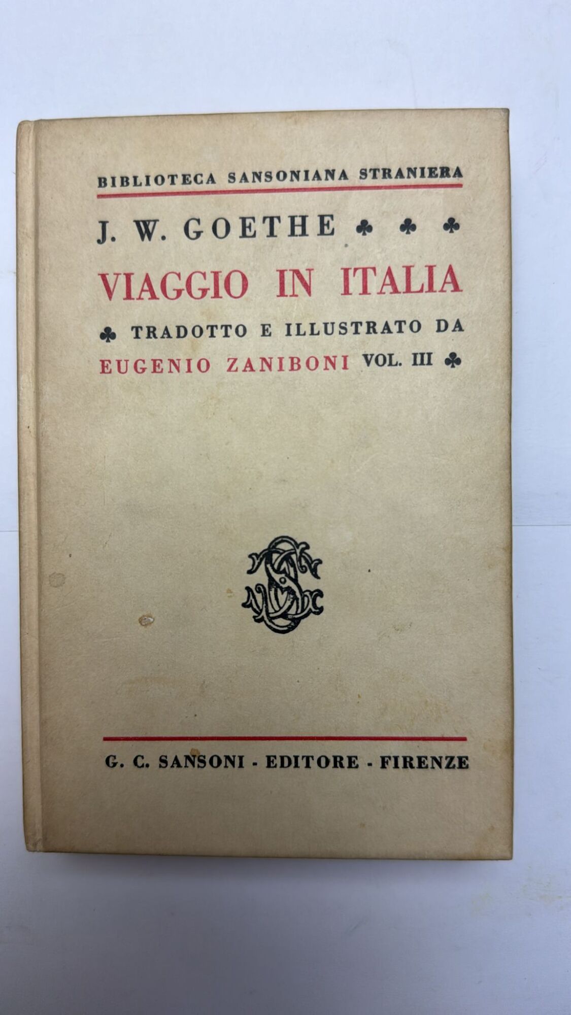 Viaggio in Italia. Vol.III