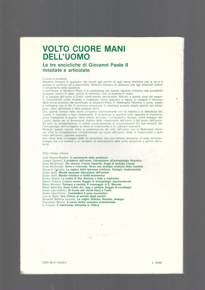 Volto, cuore, mani dell'uomo