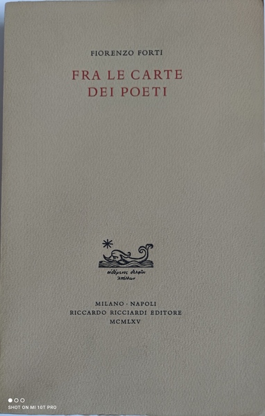 Fra le carte dei poeti.