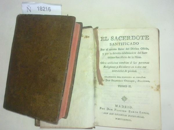 EL SACERDOTE SANTIFICADO En la administracion del Sacramento de la …