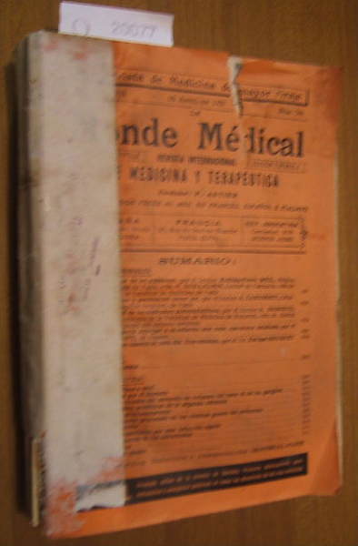 Revista MONDE MEDICAL. EDICION ESPAÑOLA. REVISTA INTERNACIONAL DE MEDICINA Y …