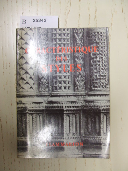 CARACTERISTIQUE DES STYLES. 410 SUJETS DE STYLES DONT 18 REPRODUCTIONS …