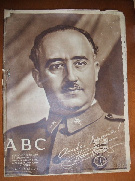 Revista: ABC. NUMERO EXTRAORDINARIO CONMEMORATIVO DEL TERCER ANIVERSARIO DEL GLORIOSO …