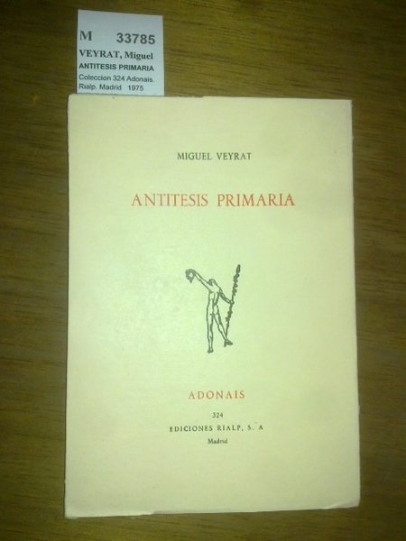 ANTITESIS PRIMARIA