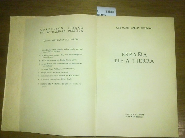 ESPAÑA A PIE DE TIERRA