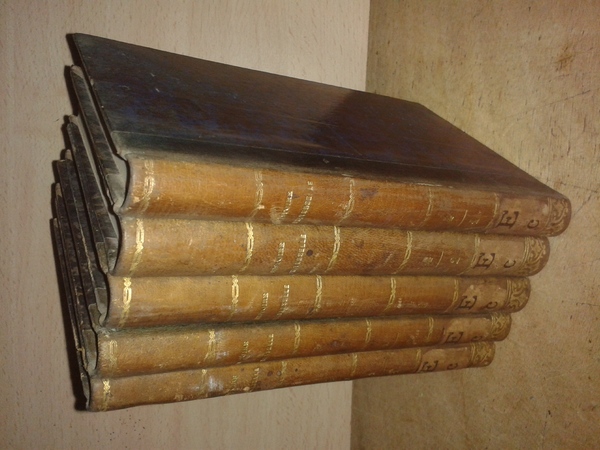 COURS COMPLET D’HISTOIRE UNIVERSELLE (5 VOLUMENES) a l’usage DES COLLEGES …