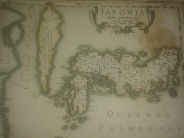 MAPA ANTIGUO: “IAPONIA. Petrus Kaerius Coelavit”.