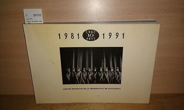 CDGC 10 ANYS. 1981 - 1991.