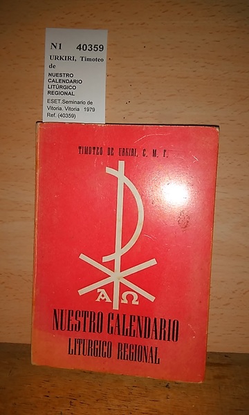 NUESTRO CALENDARIO LITÚRGICO REGIONAL