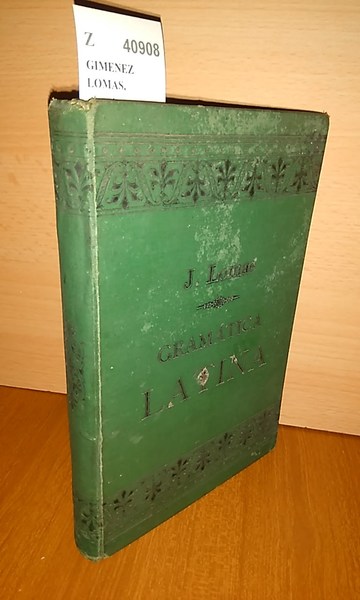 GRAMÁTICA DE LA LENGUA LATINA