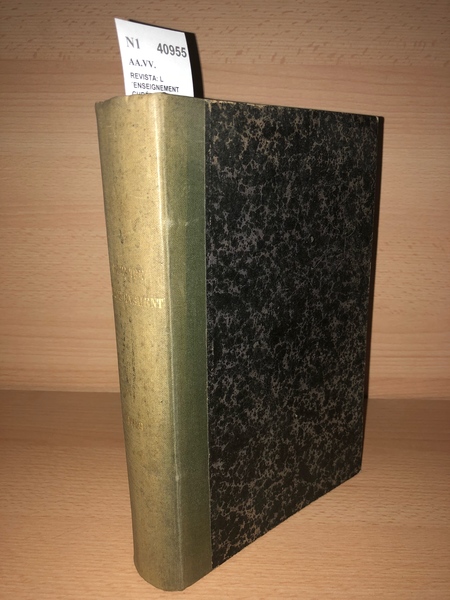 REVISTA: L´ENSEIGNEMENT CHRÉTIEN. Revue mensuelle d´enseignement secondaire. Publiée sous la …