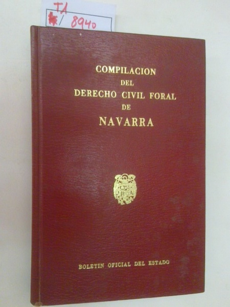 Compilación del derecho civil foral de Navarra.
