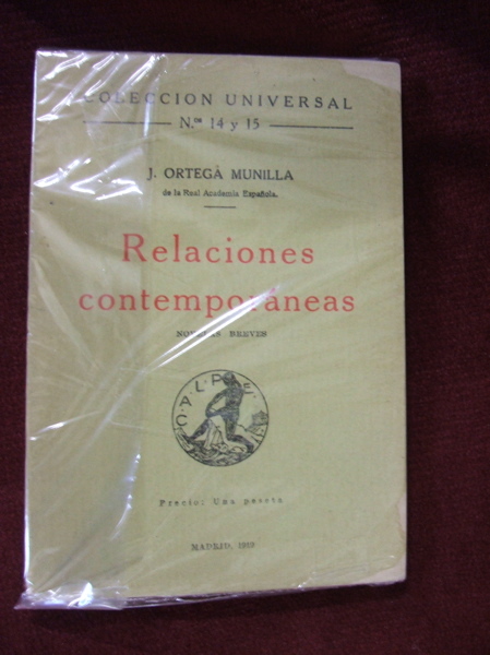 Relaciones contemporáneas. Novelas breves