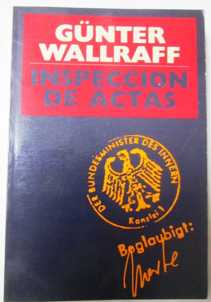 INSPECCION DE ACTAS. Informe sobre la situación política de la …