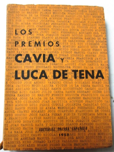 LOS PREMIOS MARIANO DE CAVIA Y LUCA DE TENA