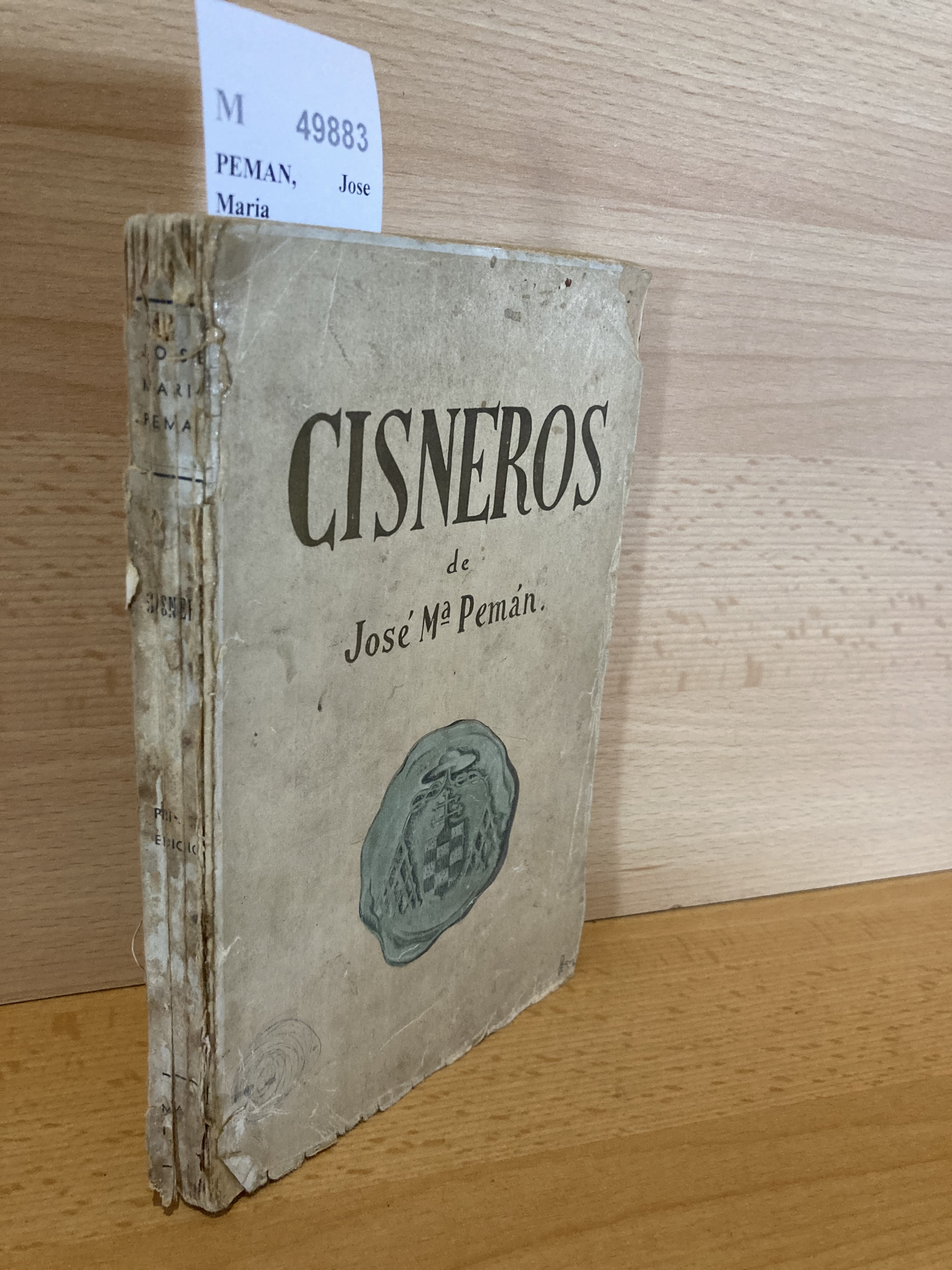 CISNEROS. POEMA DRAMATICO EN TRES ACTOS (EL TERCERO, DIVIDIDO EN …