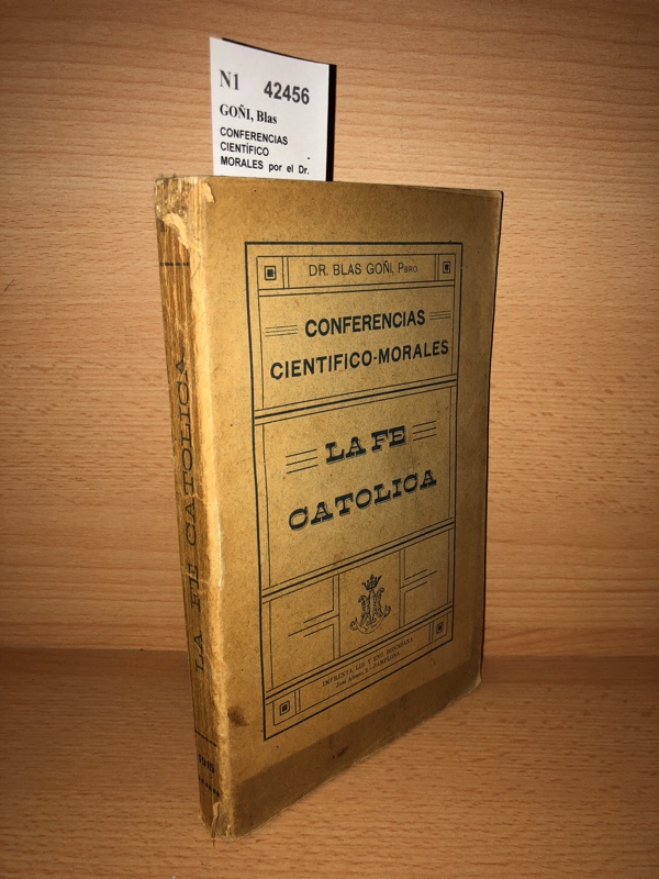 CONFERENCIAS CIENTÍFICO - MORALES por el Dr. ---