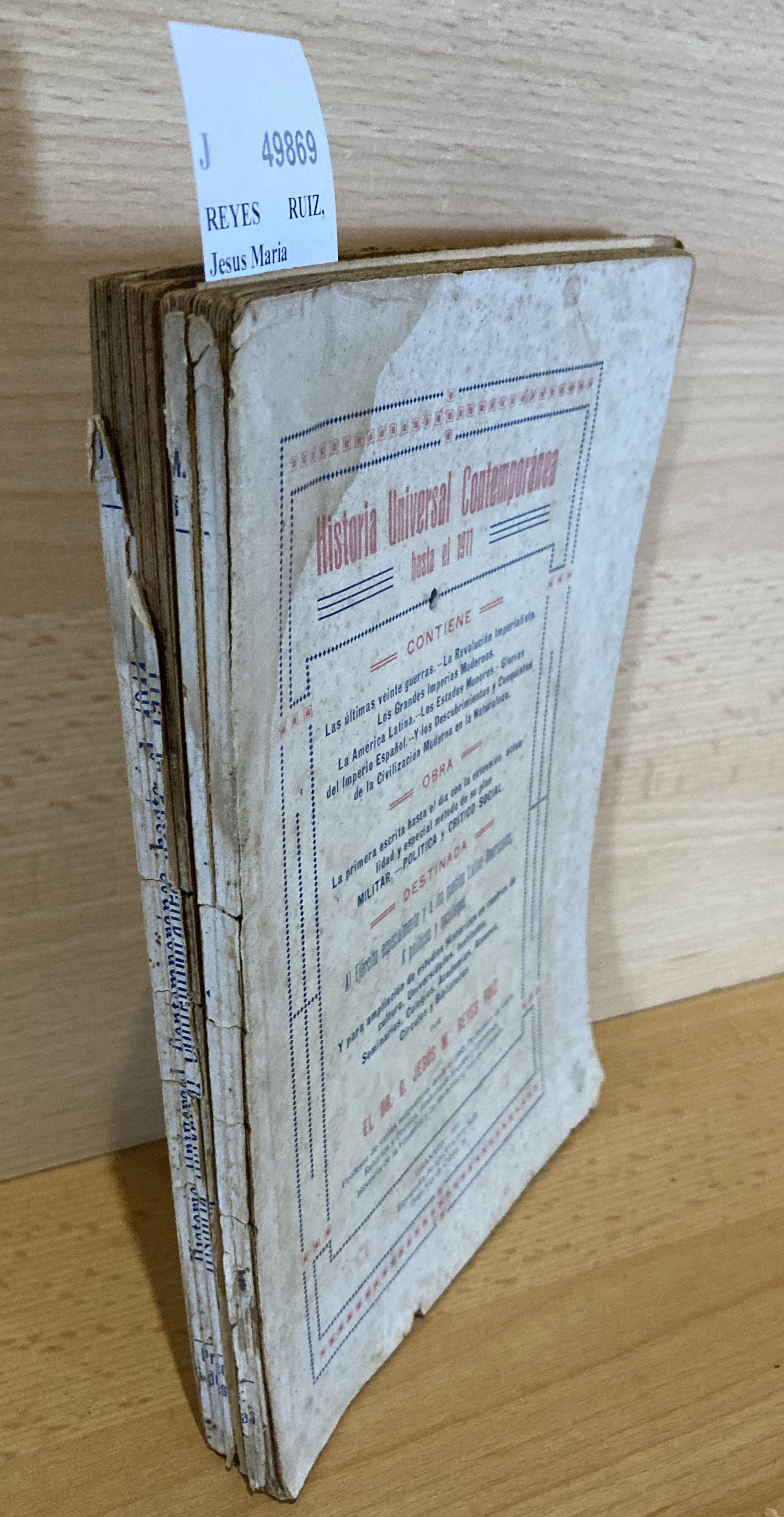 HISTORIA UNIVERSAL CONTEMPORANEA HASTA 1911