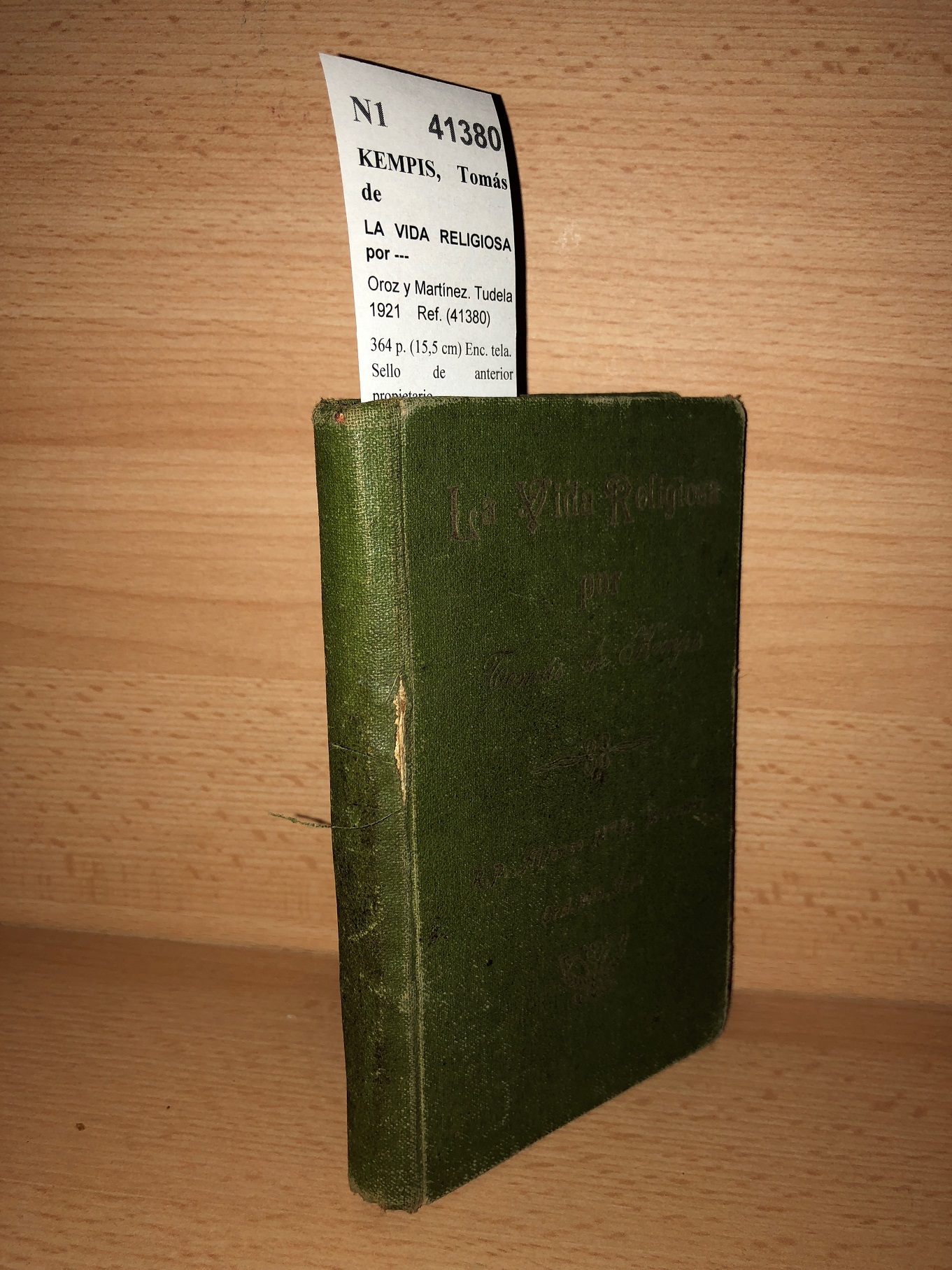 LA VIDA RELIGIOSA por ---