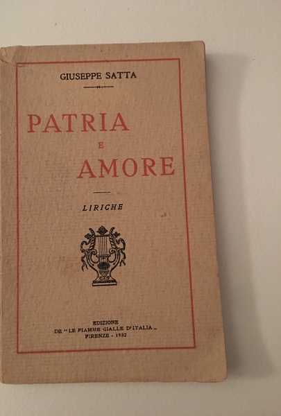 Patria e amore. Liriche.