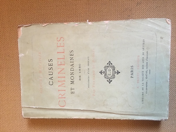 Causes criminelles et mondaines de 1880.