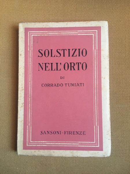 Solstizio nell'orto.