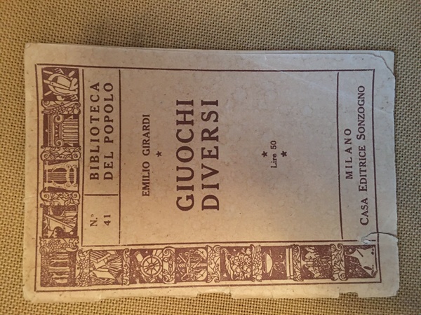 Giuochi diversi.