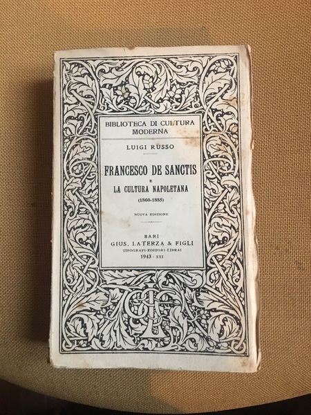 Francesco De Sanctis e la cultura napoletana.