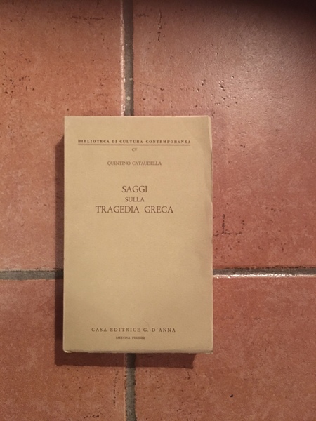 Saggi sulla tragedia greca.