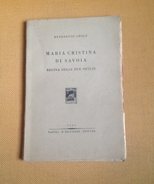 Maria Cristina di Savoia. Regina delle due Sicilie.